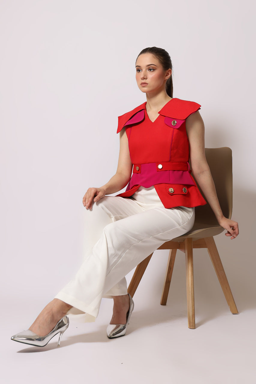Bloom et Champs Fuschia Top