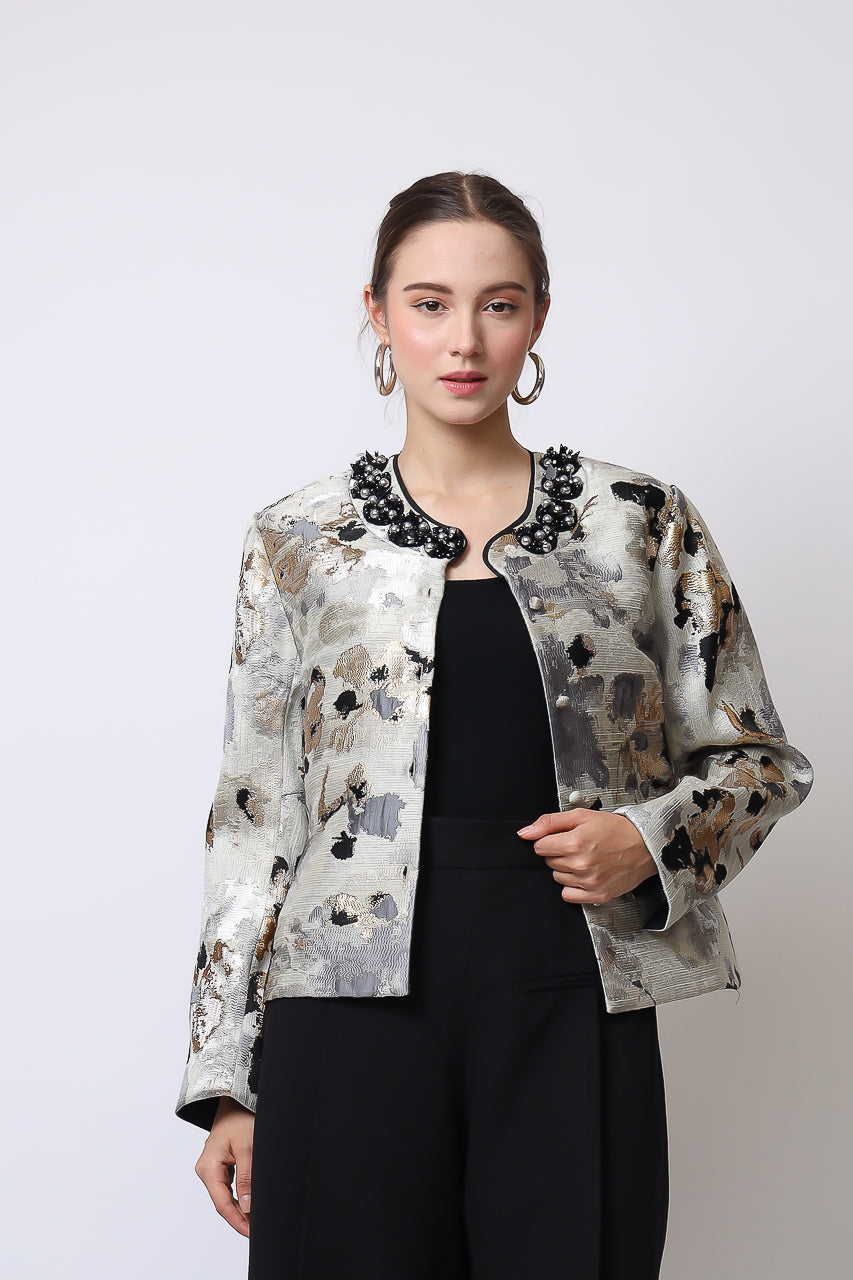 Bloom et Champs Jacquard Payet New Year Blazer