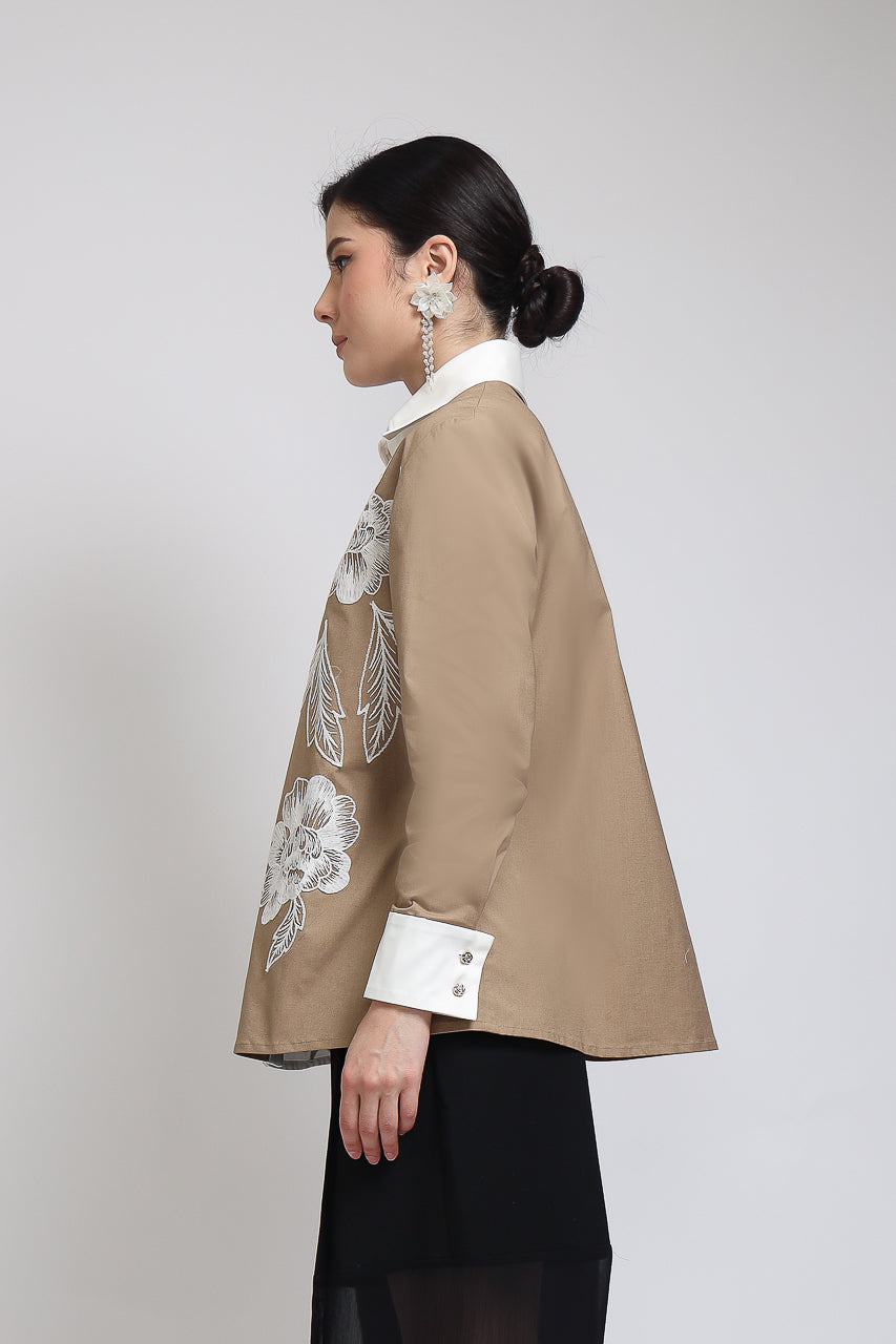 Bloom et Champs Kemeja Choco Bunga