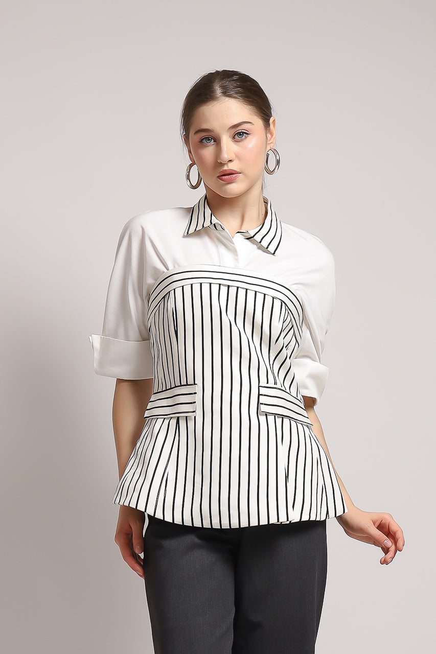 Bloom et Champs Kemeja Coco Stripes