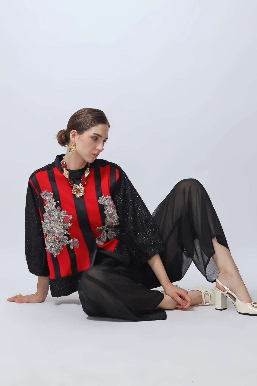 Bloom et Champs Blouse Bomba Salur AK in Red