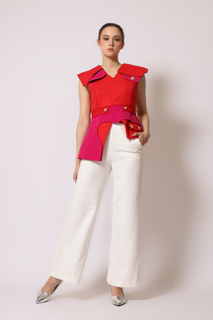 Bloom et Champs Fuschia Top