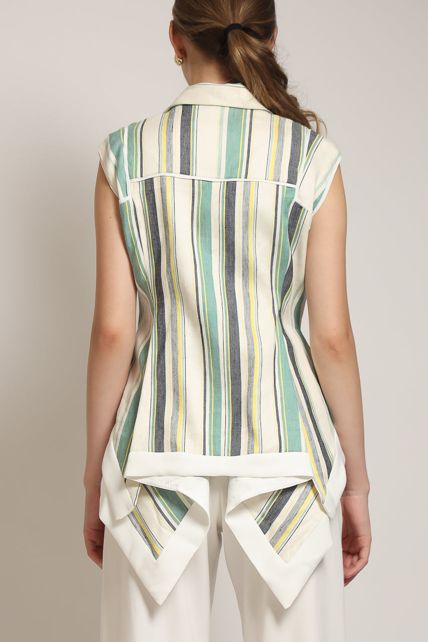 Bloom et Champs Vest Linen Salur