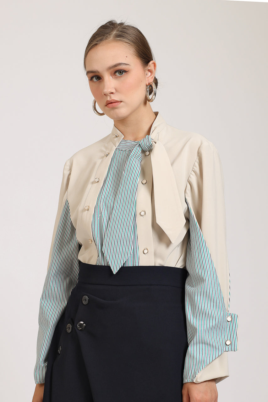Bloom et Champs Tied Ria Shirt