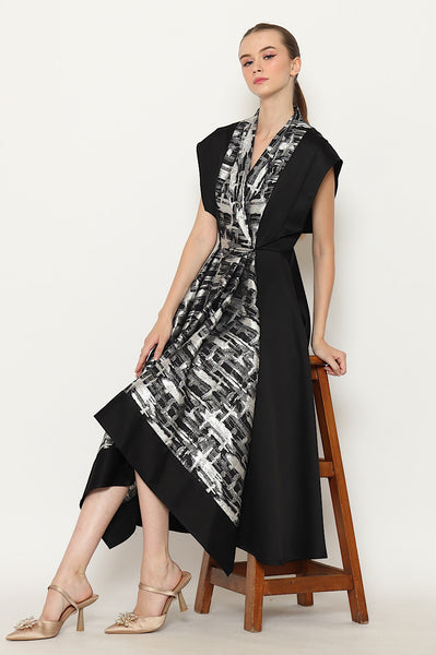 Bloom et Champs Dress Emas Jacquard