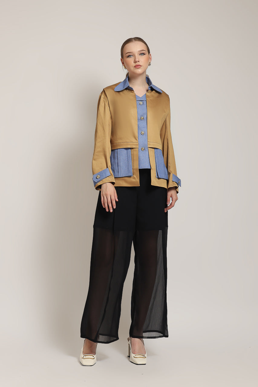 Bloom et Champs Kemeja Safari Denim