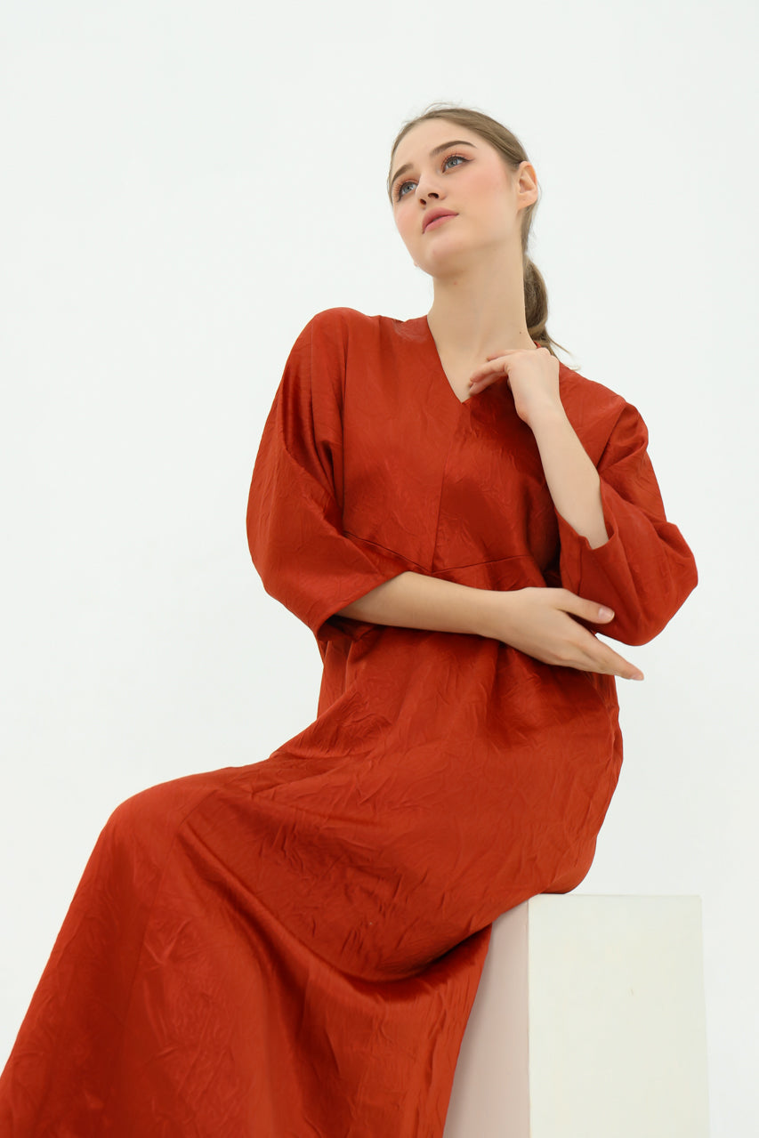 Bloom et Champs Dress Kaftan Crumpled