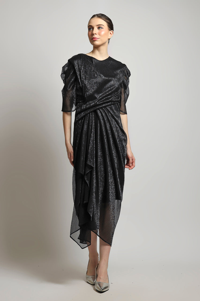 Bloom et Champs Dress Tangan Balloon Glitter