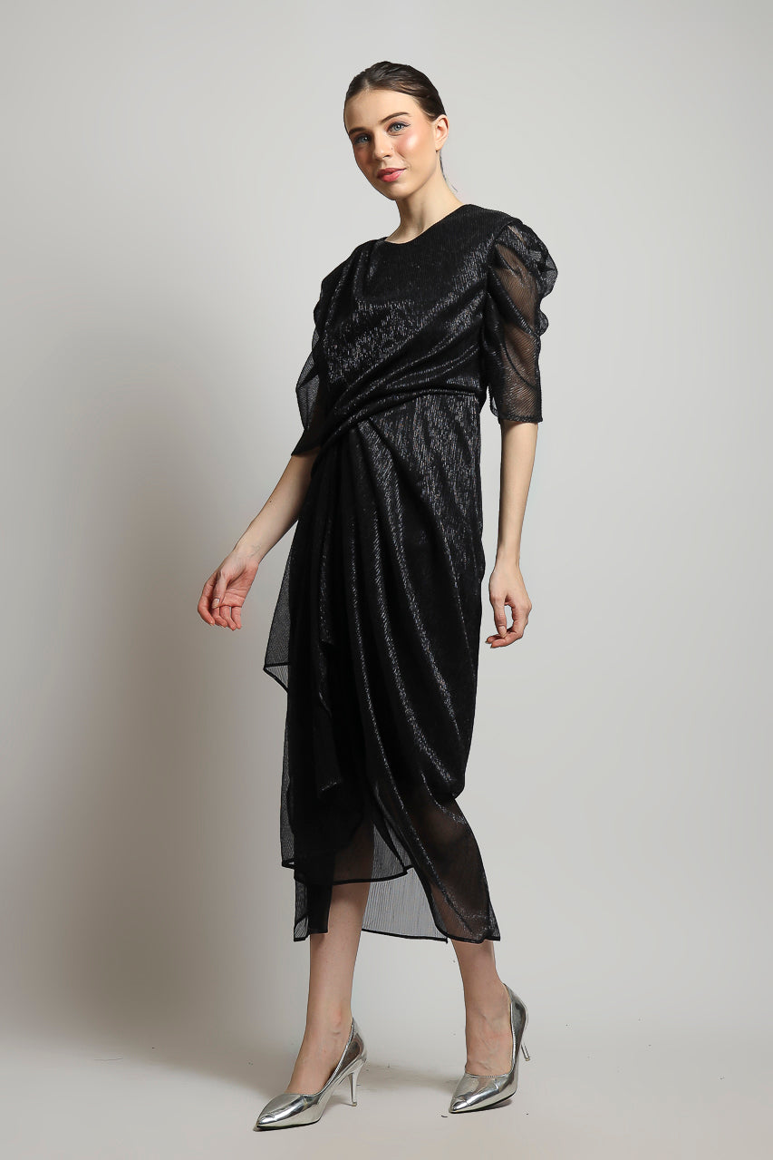 Bloom et Champs Dress Tangan Balloon Glitter