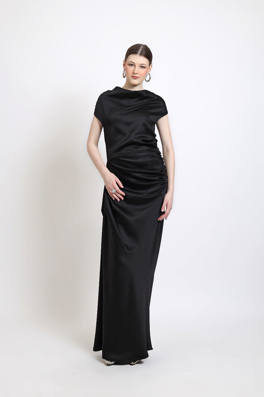 Bloom et Champs Cowl Saten Dress