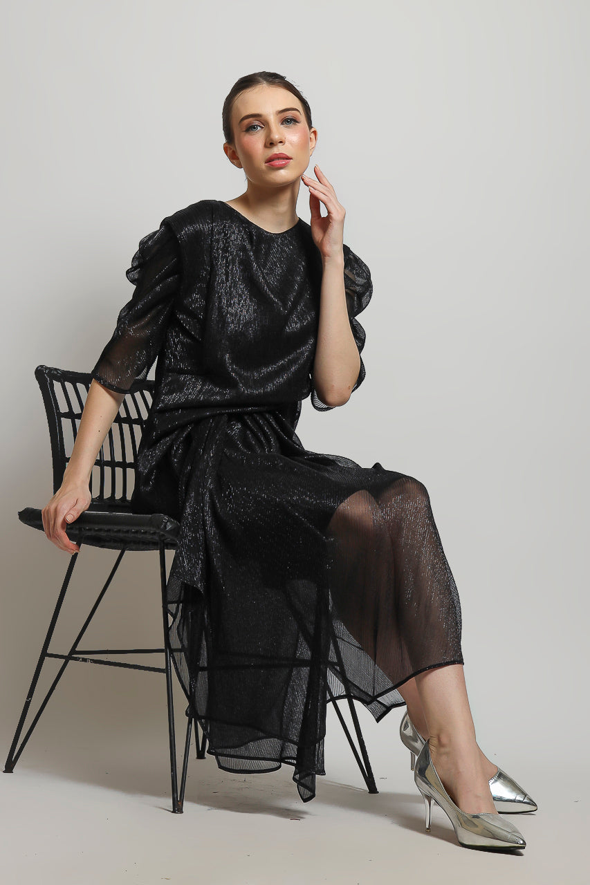 Bloom et Champs Dress Tangan Balloon Glitter