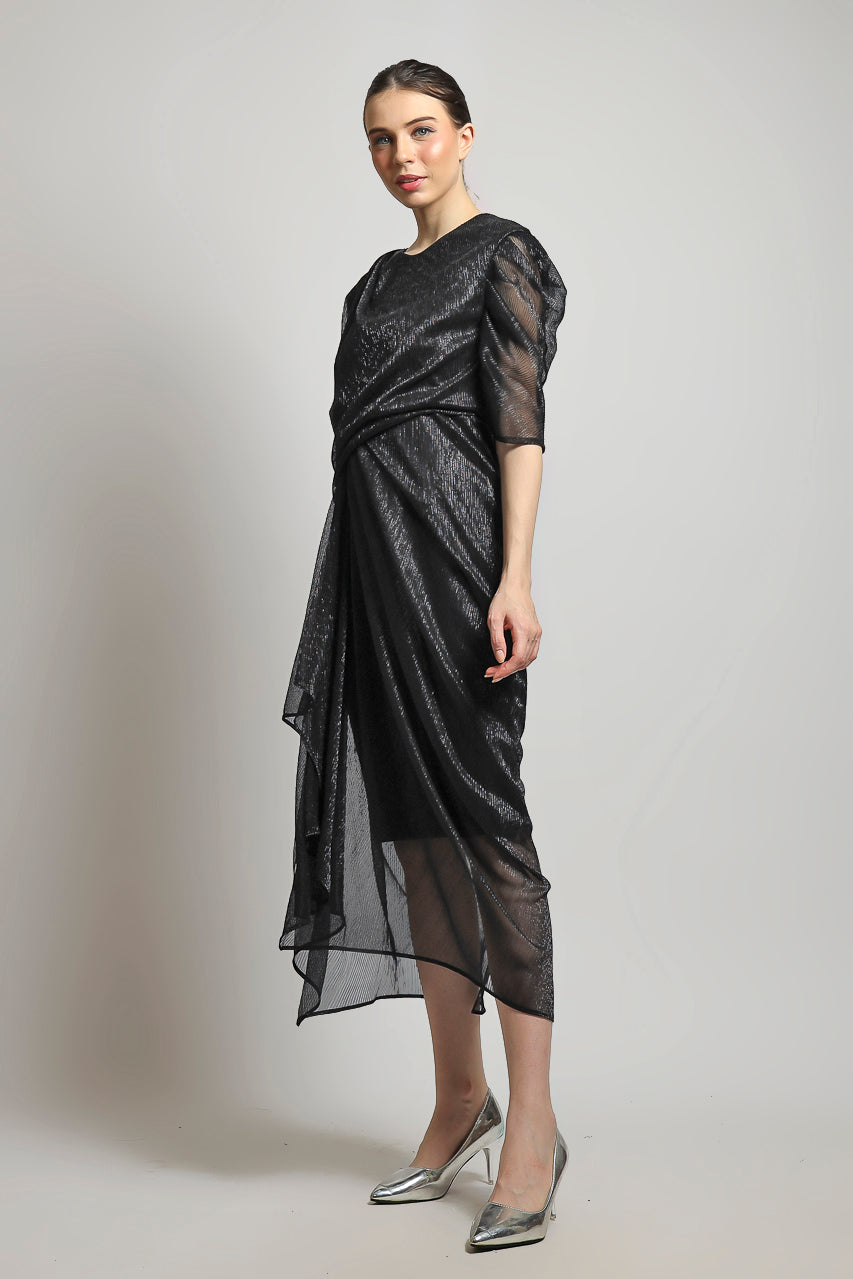 Bloom et Champs Dress Tangan Balloon Glitter