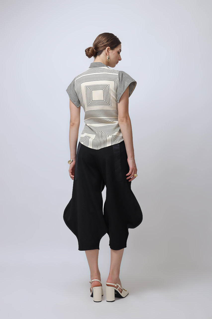 Bloom et Champs Linear Blouse