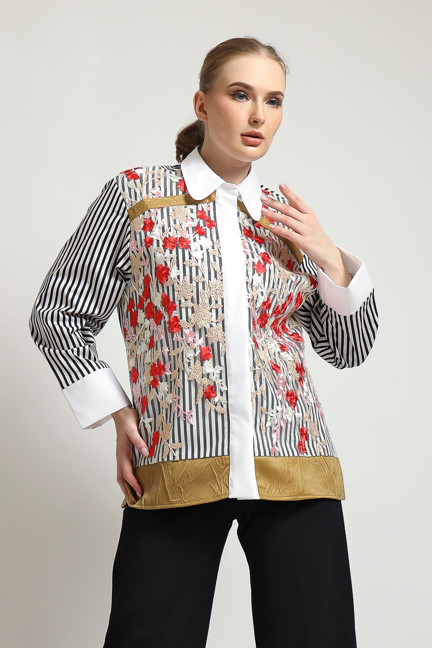 Bloom et Champs Kemeja Garden Tulle