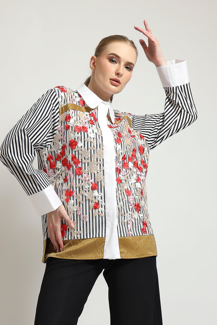 Bloom et Champs Kemeja Garden Tulle