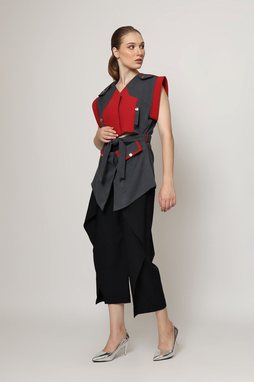 Bloom et Champs Top Layer Pisah Abu Merah