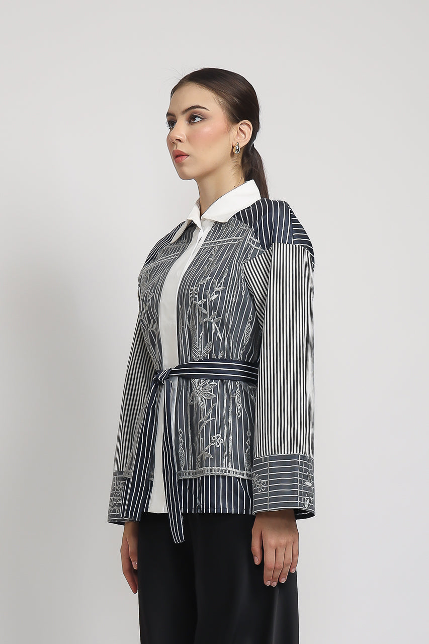 Bloom et Champs Kemeja Tulle Abu Salur