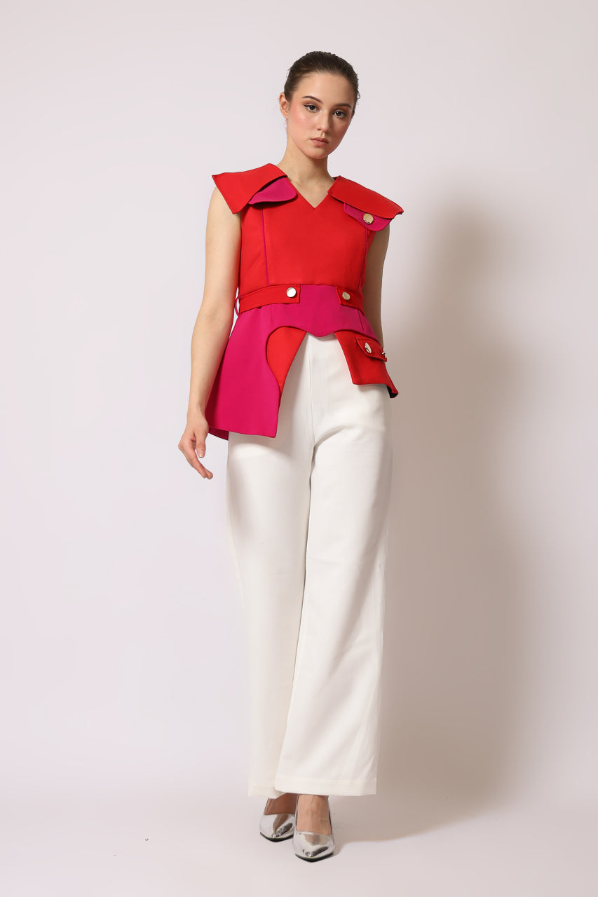 Bloom et Champs Fuschia Top