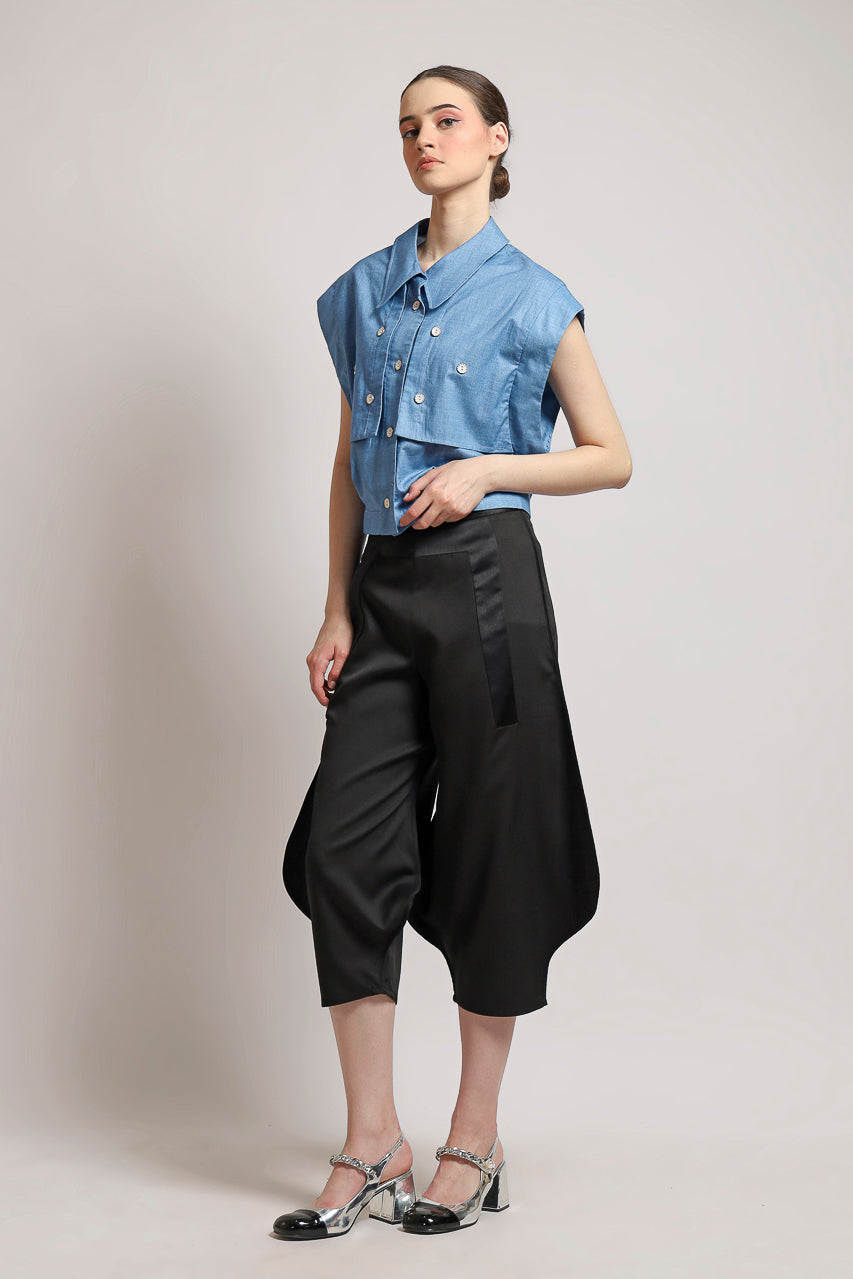 Bloom et Champs Kemeja Baby Blue
