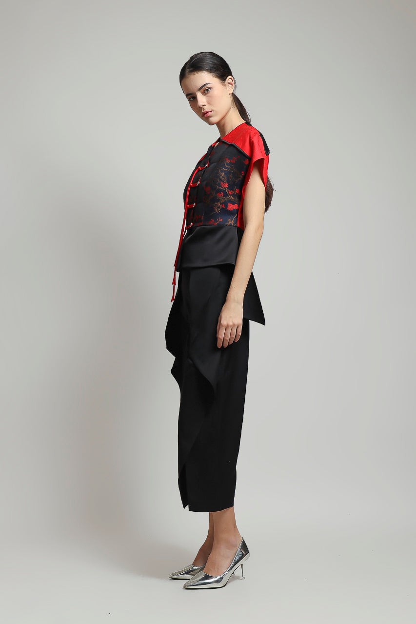 Bloom et Champs Tassel Top Jacquard