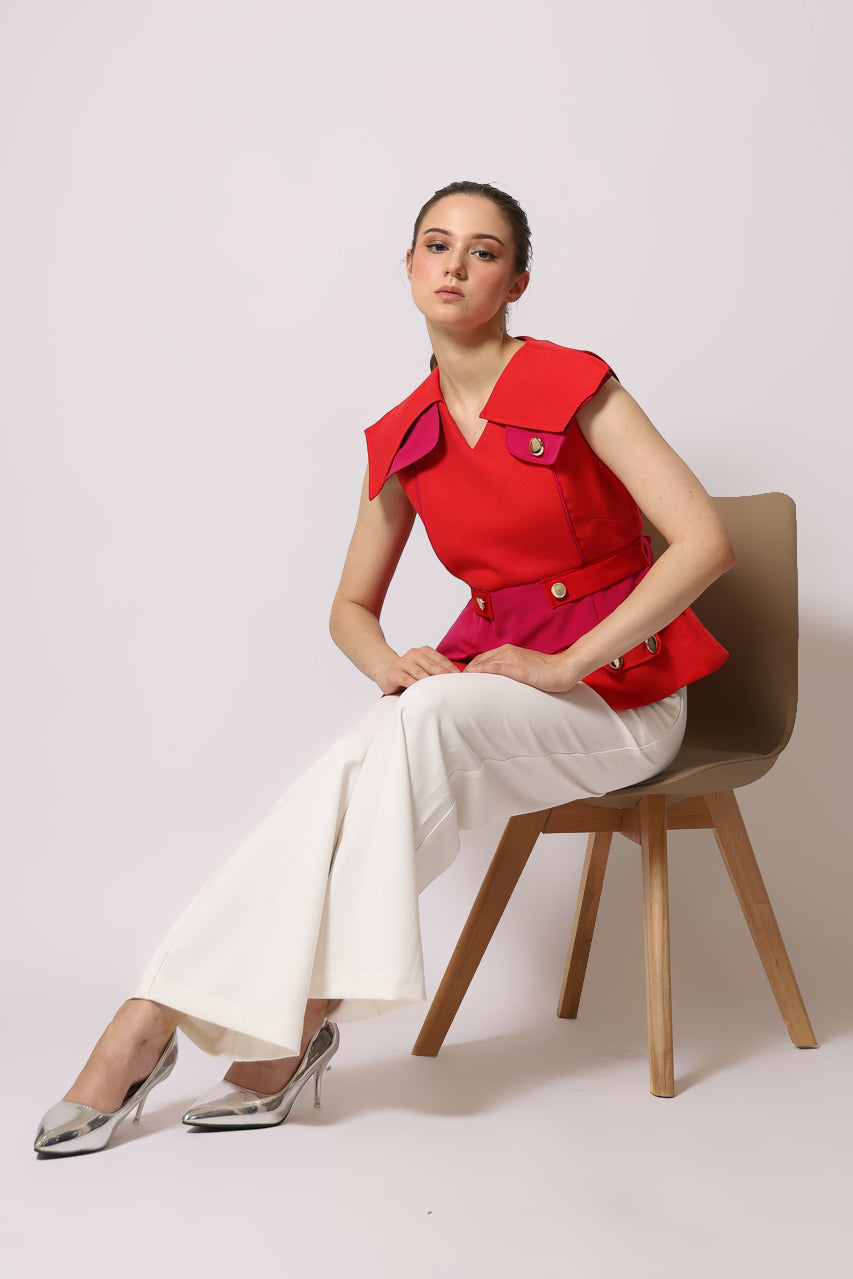 Bloom et Champs Fuschia Top