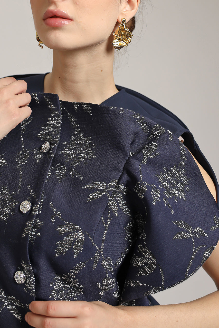 Bloom et Champs Ranting Blouse Navy