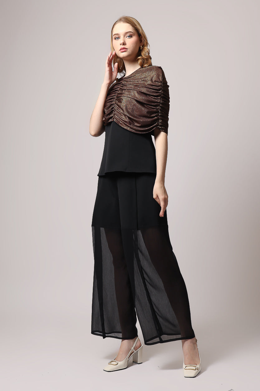 Bloom et Champs Top Coco Kerut/ Celana Alena Chiffon