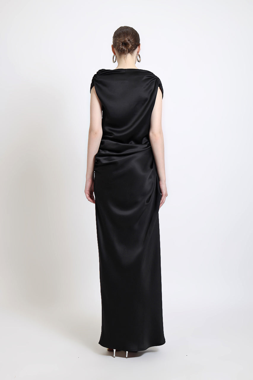 Bloom et Champs Cowl Saten Dress
