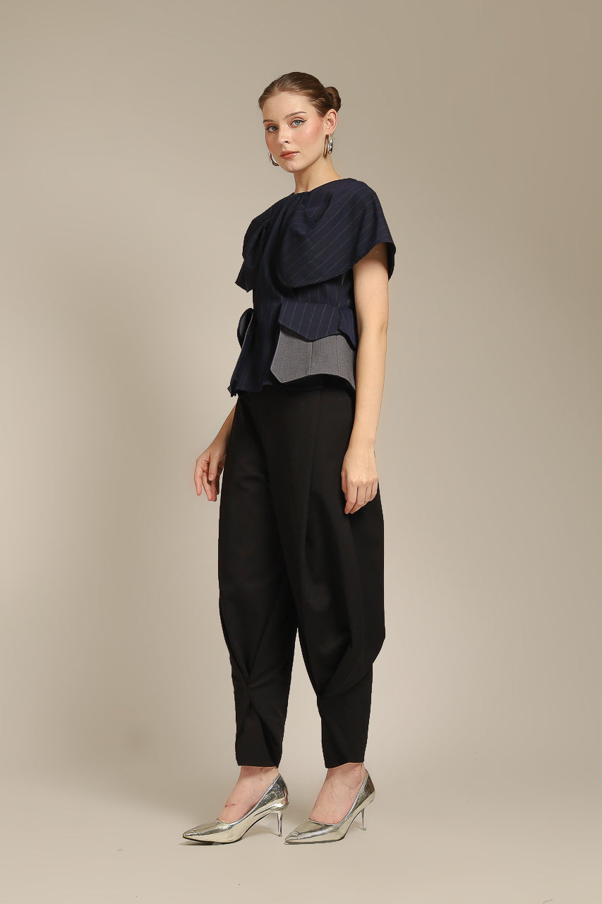 Bloom et Champs Love Navy Blouse