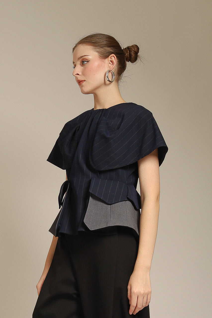 Bloom et Champs Love Navy Blouse