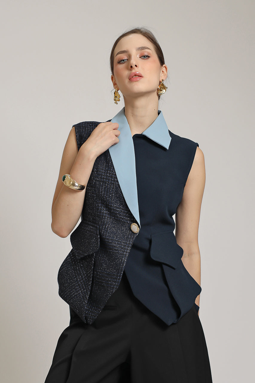 Bloom et Champs Vest Baby Blue