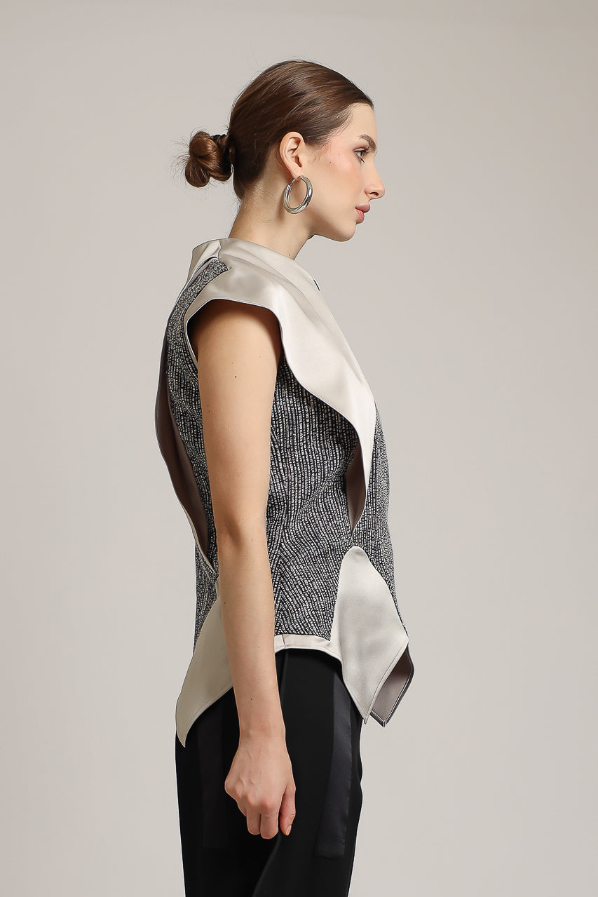 Bloom et Champs Blouse Silver Triangle