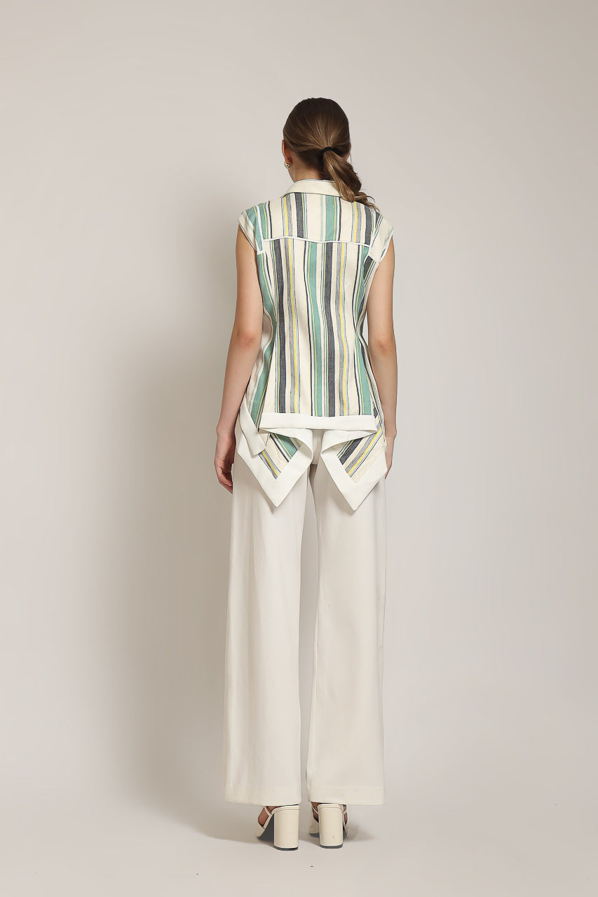 Bloom et Champs Vest Linen Salur