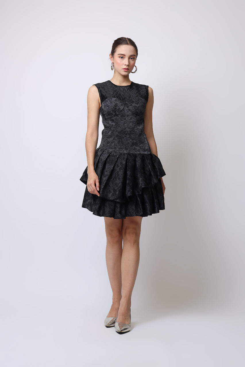 Bloom et Champs Dress ACL Grey Lace