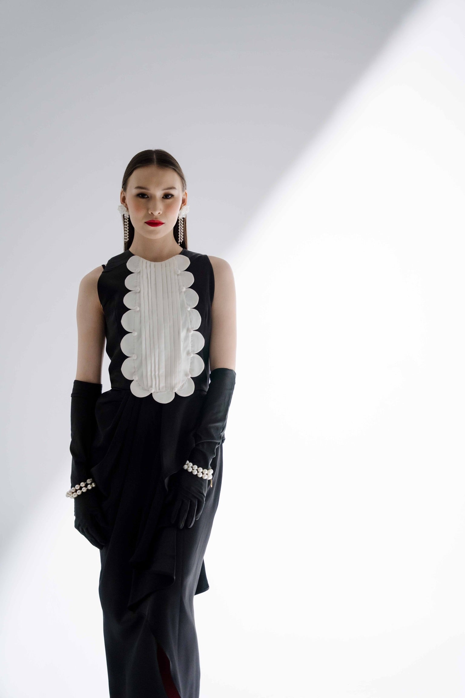 Bloom Dress Scalloped Tuxedo