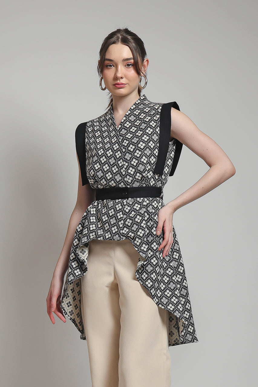 Bloom et Champs Top Buntut Bunga/ DT Pants Creme