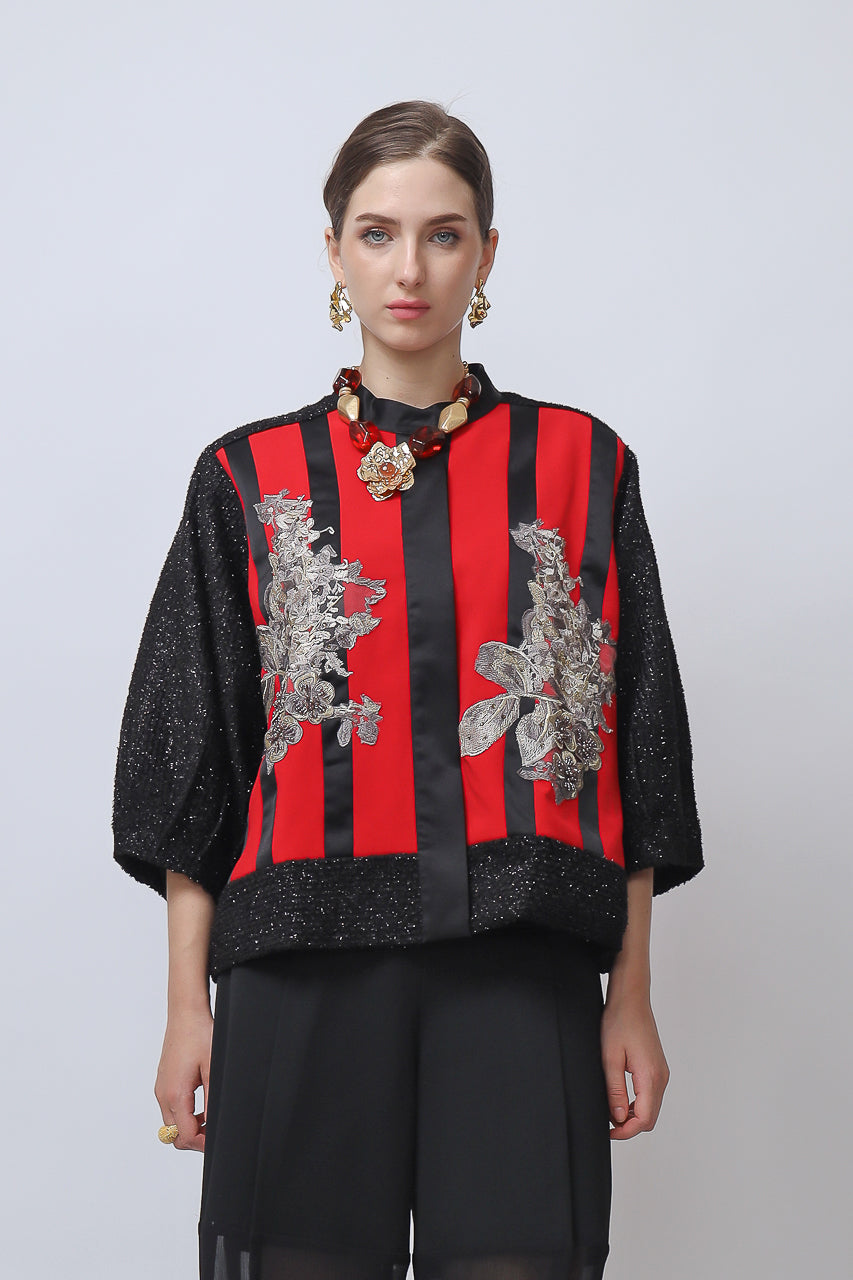Bloom et Champs Blouse Bomba Salur AK in Red