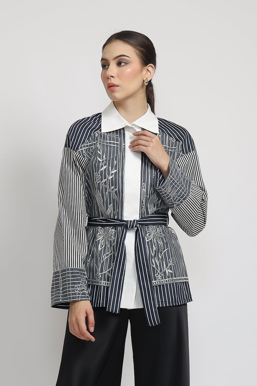 Bloom et Champs Kemeja Tulle Abu Salur