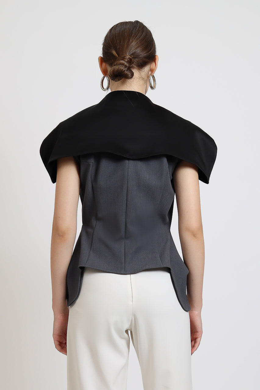 Bloom et Champs Prism Grey Blouse