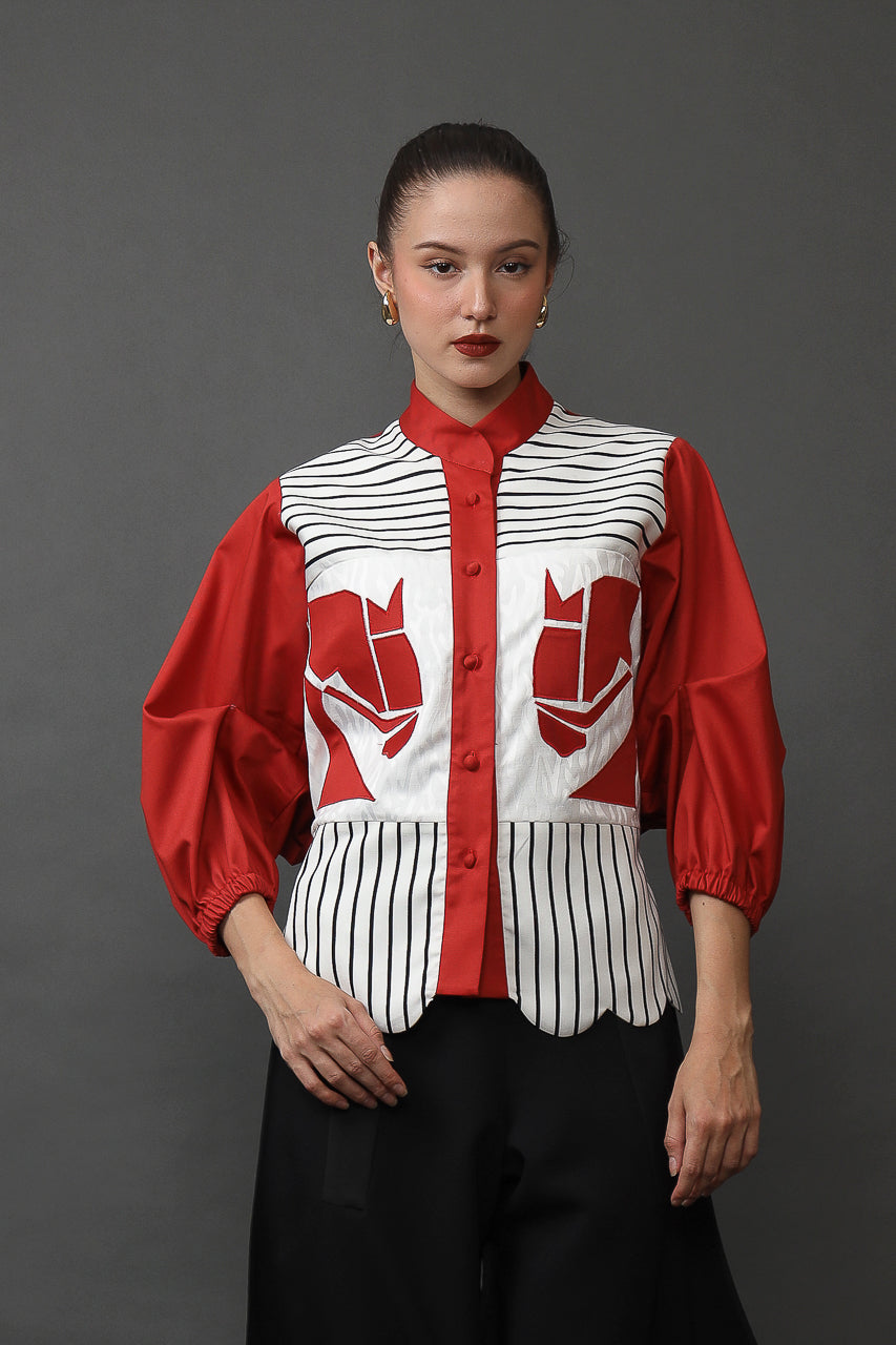 Bloom et Champs Red Horsie Shirt