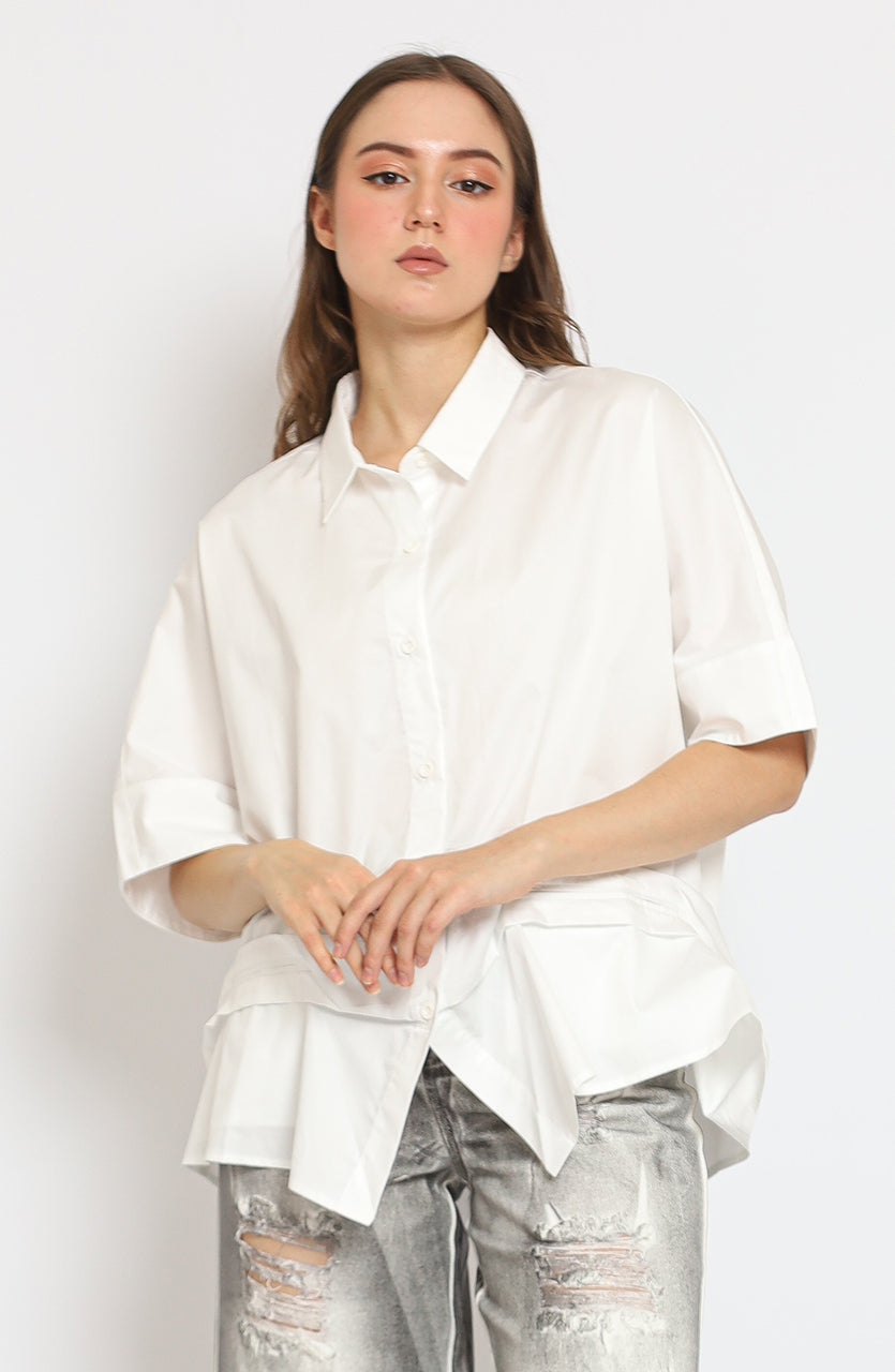 Bloom et Cotton Raglan Double Pocket Shirt