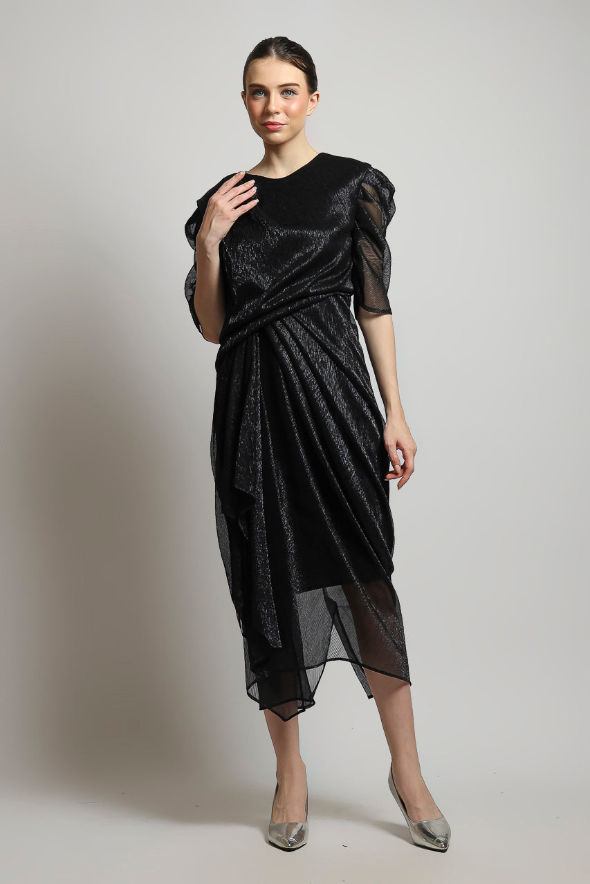 Bloom et Champs Dress Tangan Balloon Glitter