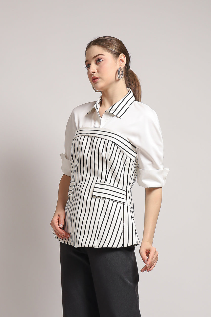Bloom et Champs Kemeja Coco Stripes