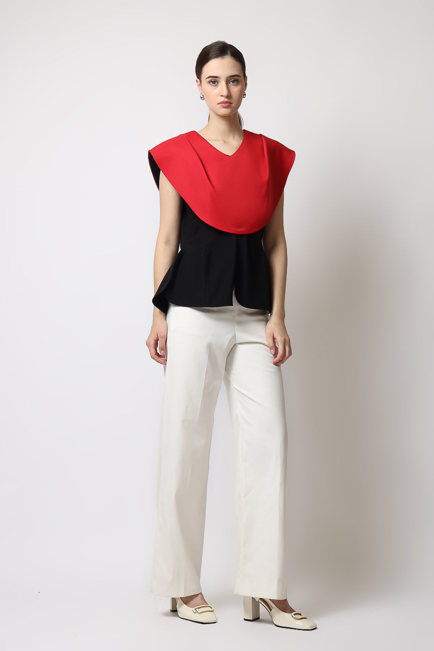 Bloom et Champs Red Selena Top