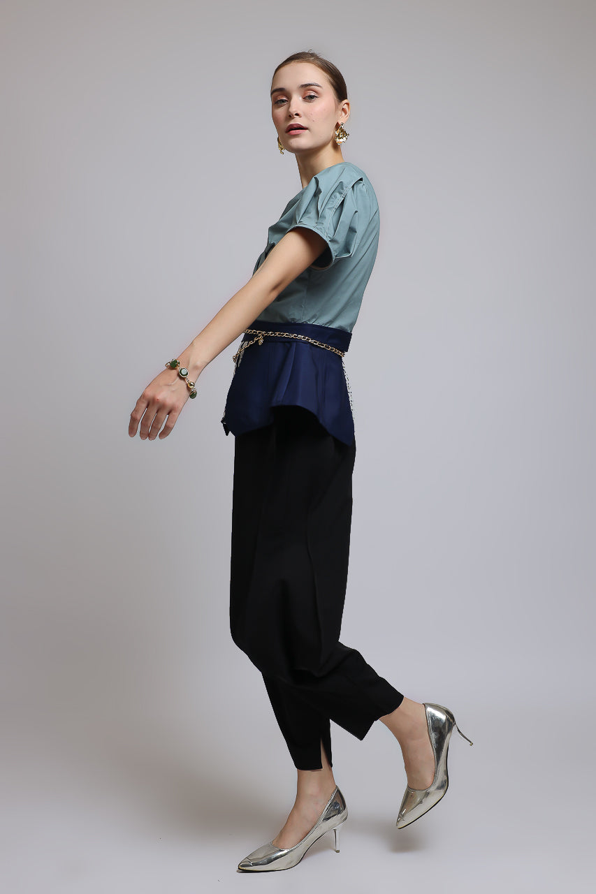 Bloom et Champs Ombak Peplum Blouse