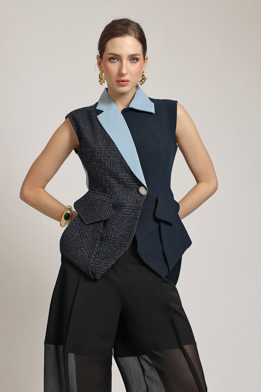 Bloom et Champs Vest Baby Blue