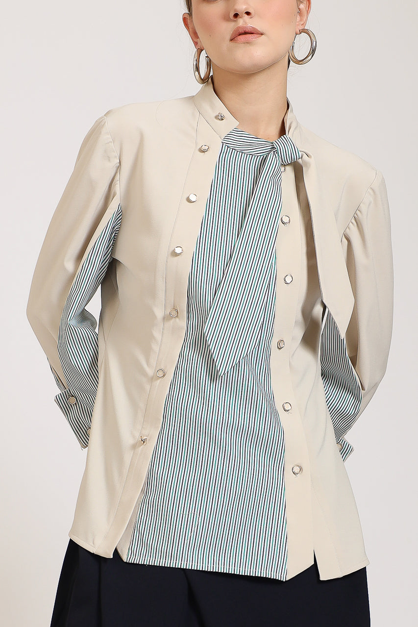 Bloom et Champs Tied Ria Shirt