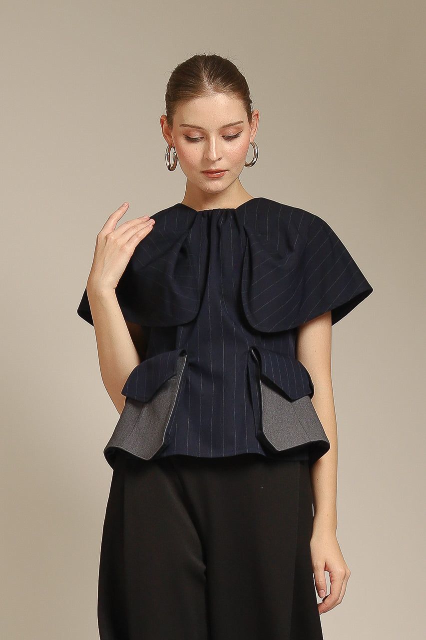 Bloom et Champs Love Navy Blouse