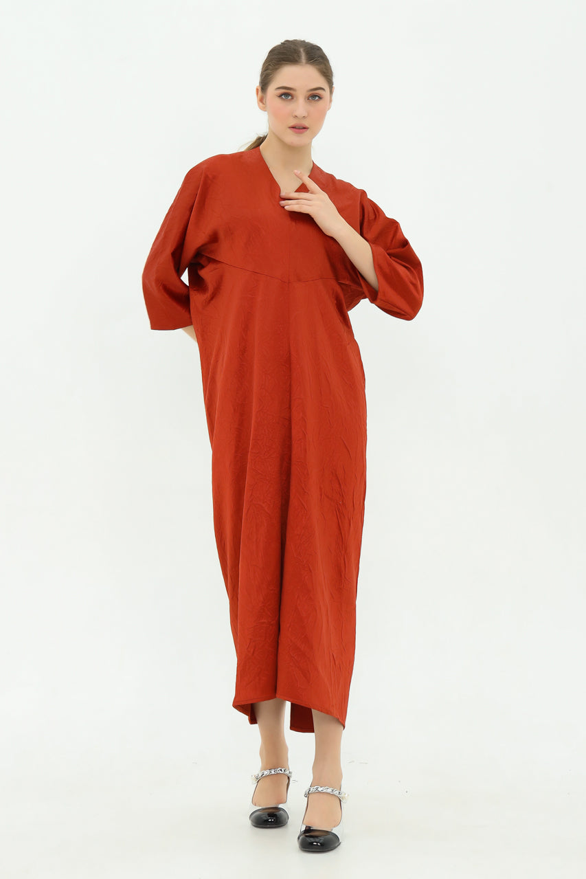 Bloom et Champs Dress Kaftan Crumpled
