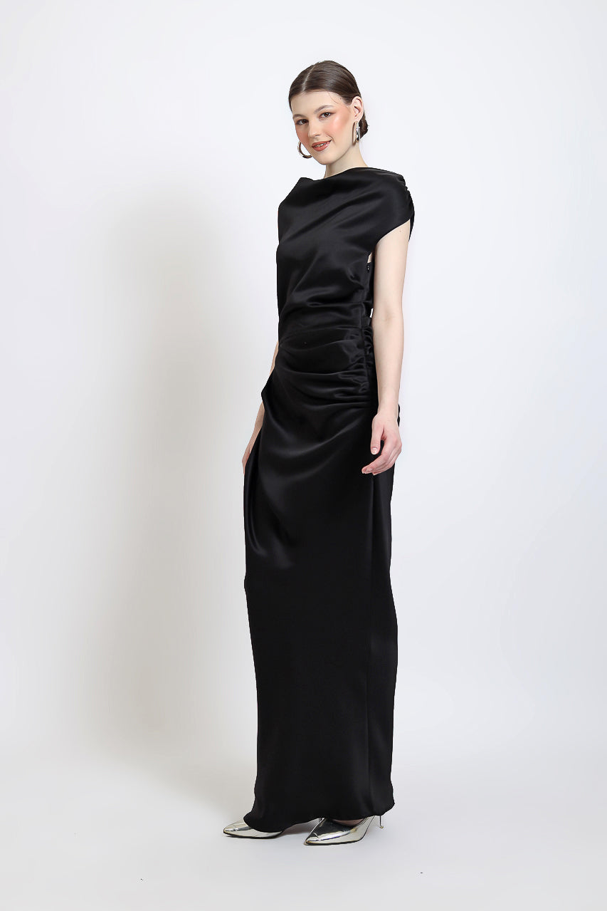 Bloom et Champs Cowl Saten Dress